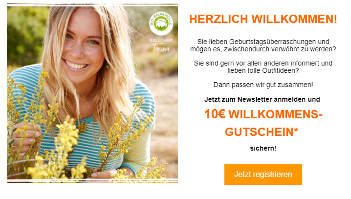 Bei der Newsletter-Anmeldung Deerberg Gutscheine sichern